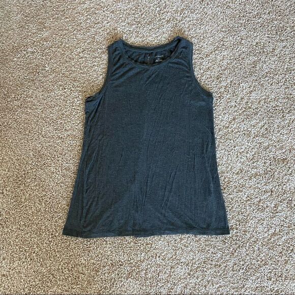 Halogen Charcoal Gray Cotton Tank - Picture 1 of 3